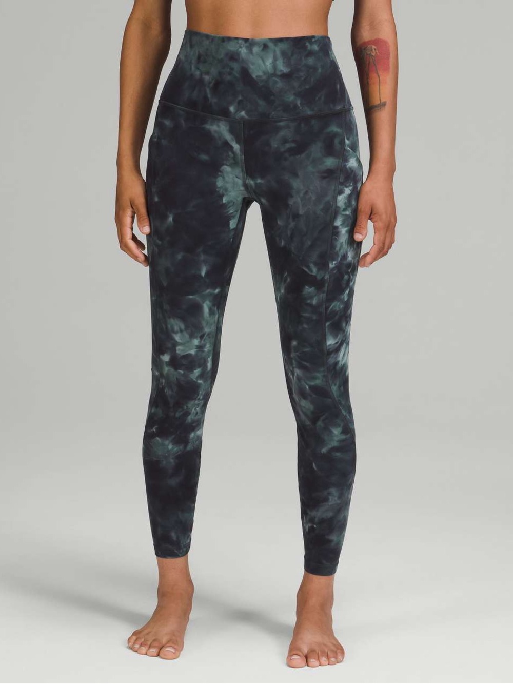 Lululemon High Rise Leggings w/Pockets 25" Size 0 - Picture 1 of 12